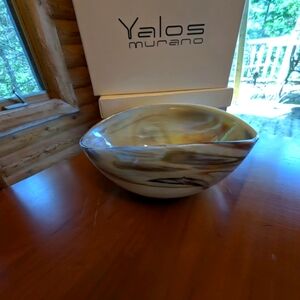 Yalos Murano glass bowls